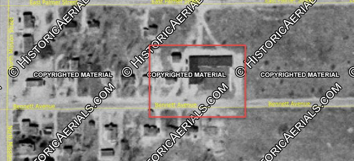 Wolds Motel - 1954 Aerial (newer photo)